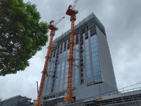 シェラトンホテル建設中2022.4 シェラトンホテル建設中2022.4