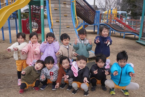 園外保育＊年少   もも組＊～２月～