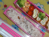 お弁当に詰めたらこうなる～