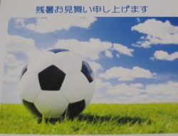 次男の残暑見舞い