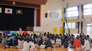 鹿児島市皇徳寺台宮川小学校 親子のカラーワークお礼
