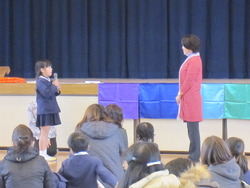 鹿児島市皇徳寺台宮川小学校 親子のカラーワークお礼