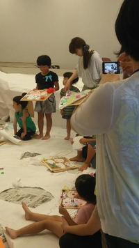 鹿児島市皇徳寺台宮川小学校 親子のカラーワークお礼
