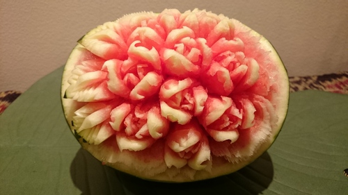 はじめまして。　Carvingしたスイカです