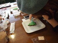 Icing cookie circle ３　の様子