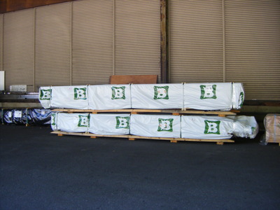 ログの荷下ろし体験!