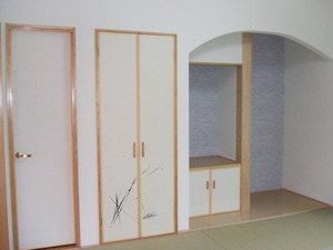 和室の施工写真!!