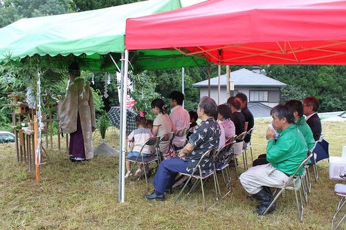 地鎮祭がありました^^