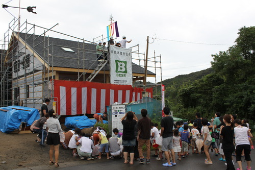上棟式がありました!