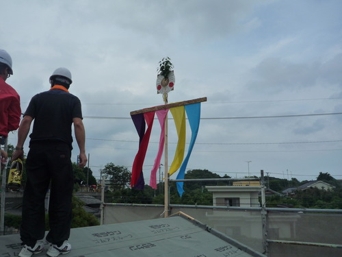 上棟式がありました!