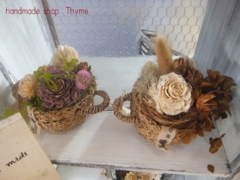 出店者のご紹介【handmade shop Thyme】