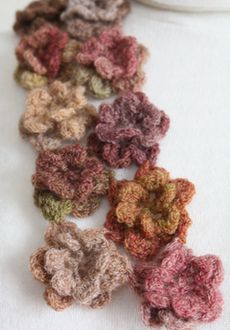 お花のマフラー