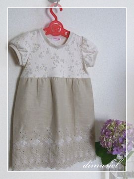 納品と姪のワンピ