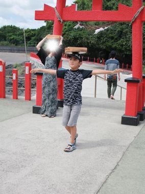 夏休み　釜蓋神社