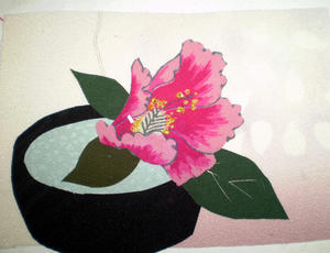 春の花うつし　　浮き花
