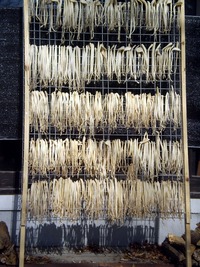 真冬の蕎麦屋
