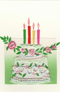 お誕生日のカード
