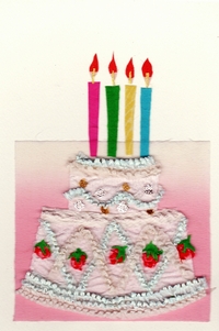 お誕生日のカード