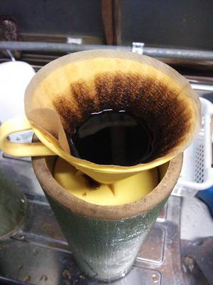 竹筒水出し珈琲…