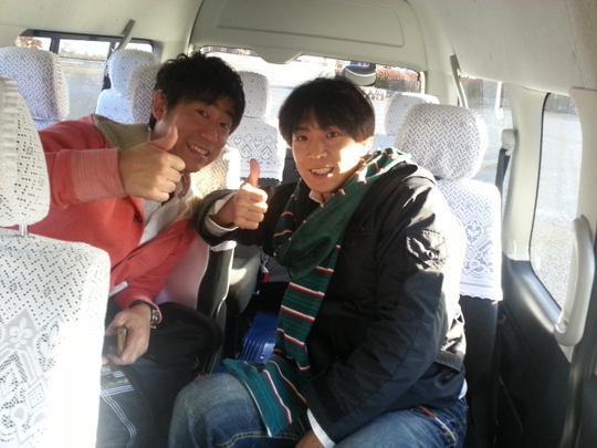 旅番組ロケ中