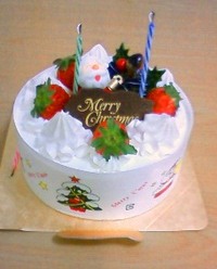 一公さんのクリスマスケーキ