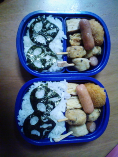 制作時間五分の 子供弁当 キャラ弁