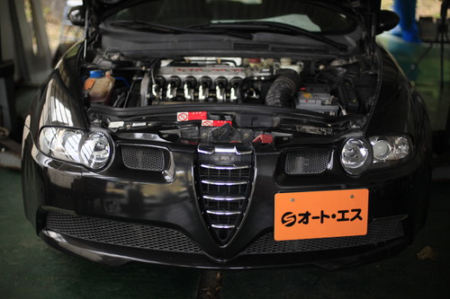 Alfa-Romeo147GTA(V6 3.2L) タイミングベルト交換