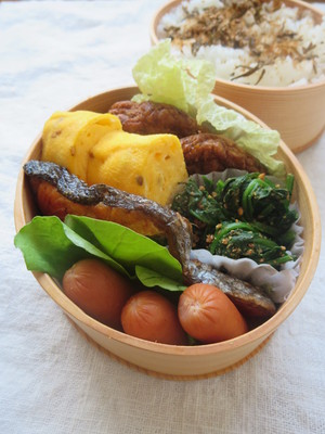 主人のお弁当。