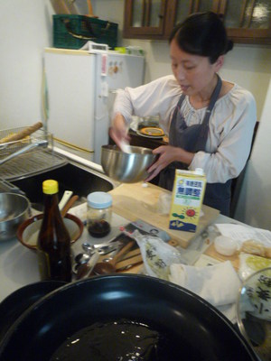 内原由季さんのお菓子教室。