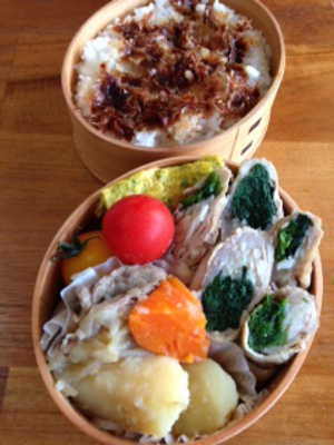 主人のお弁当。