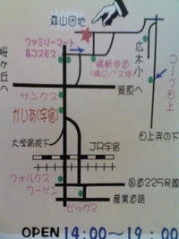 地図と営業時間