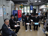 鹿児島国際大学の校外授業を受け入れました。 2010/07/01 20:35:21