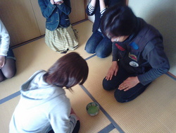 「茶道」クラスが始まりました。