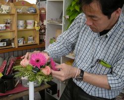 新郎様からブーケのプレゼント