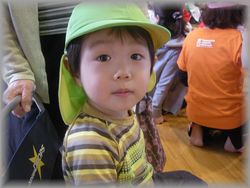 初めての運動会　“がんばりマン”