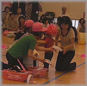 初めての運動会　“がんばりマン”