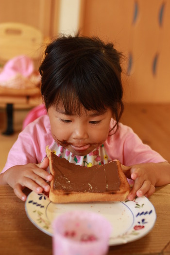 チョコまみれ(笑)