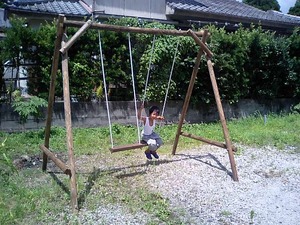 DIYで『ブランコ』作りました(^^)v