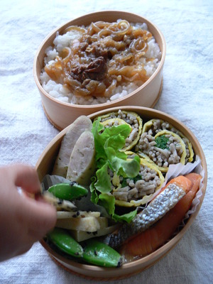 主人のお弁当。