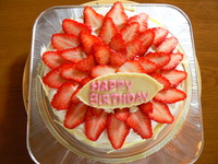 誕生日ケーキ２０１０．Mar.７