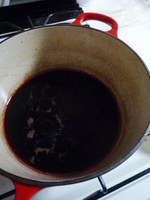 いちじく赤ワイン煮。