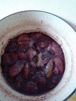 いちじく赤ワイン煮。