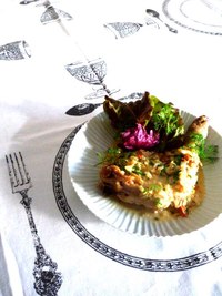 チキンのサワークリームソース。