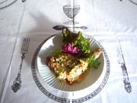 チキンのサワークリームソース。