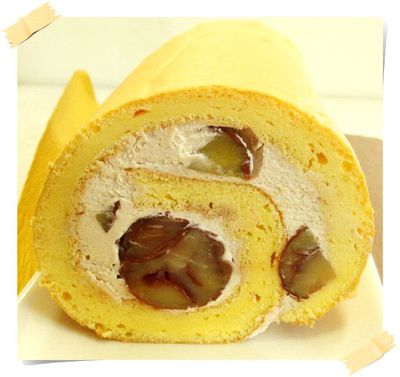 渋皮煮ロール&コーンパイ登場♪