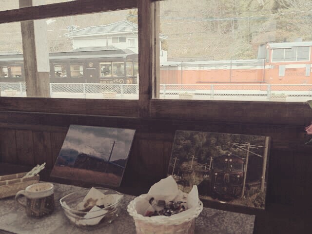 レトロな駅カフェ