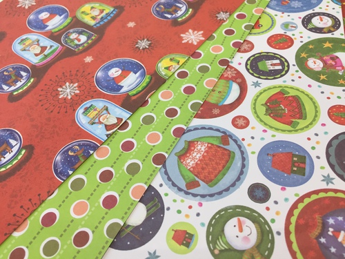 スクラップブッキングで Xmasガーランド作り♡ スクラップブッキングで Xmasガーランド作り♡