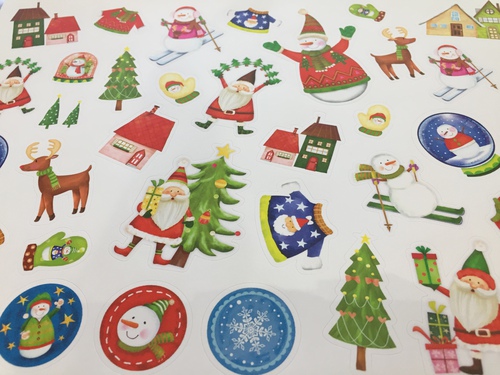 スクラップブッキングで Xmasガーランド作り♡ スクラップブッキングで Xmasガーランド作り♡