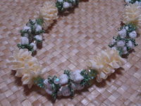 Kahili ginger with Pikake