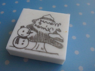 クリスマスはんこ
